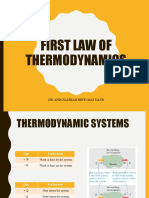 First Law of Thermodynamics - 1