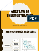 First Law of Thermodynamics - 2
