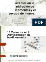 Los 10 Correctos para La Administracion de Medicamento y Lavado de Manos