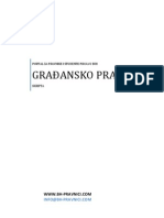 Gradjansko Pravo - Skripta