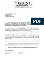 Demand Letter-Recovery of Possession
