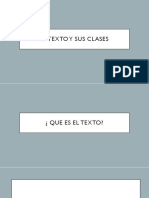 El Texto y Sus Clases