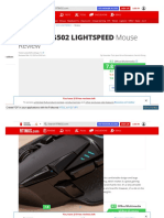Logitech G502 LIGHTSPEED Mouse: Review