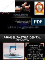 Paralelometro dental