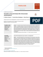 Anomalía Venosa Del Desarrollo Intracraneal. ¿Asintomática?: Comunicación Breve