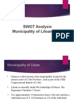 SWOT Analysis Municipality of Liloan, Cebu