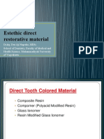 Estethic Direct Restorative Materiall