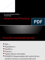 Amenorrea Primaria