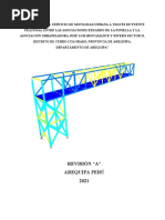 Memoria Estructural Puente Peatonal