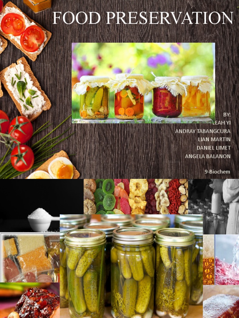 Food Preservation PDF Food Preservation