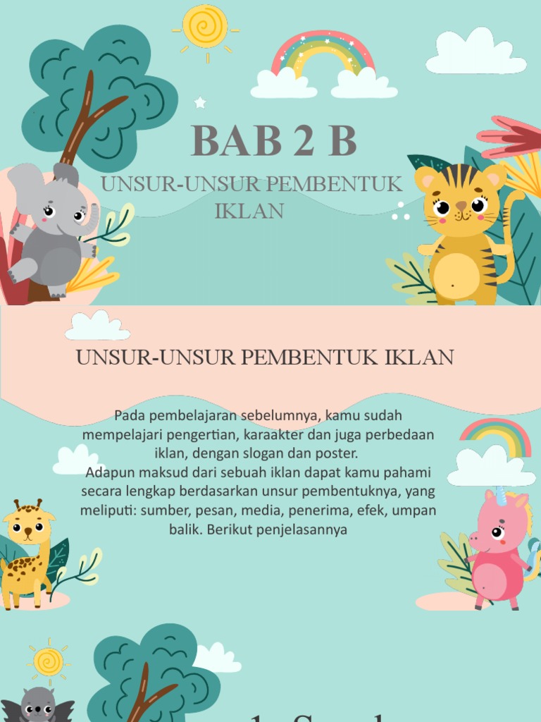 Bab 2 3 Unsur Pembentuk Teks Iklan