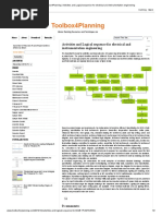 Toolbox4Planning - Activities and Logical Sequence For Electrical and Instrumentation Engineering