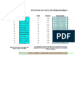 Ejercicios Funcion Si Con Anidacion F (Y - O) - Excel Intermedio