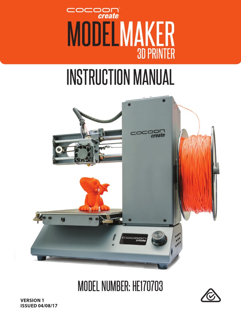 Cocoon Create ModelMaker (HE170703) Aldi 3D Printer Manual | PDF | 3 D ...
