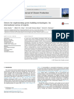 Drivers For Implementing Green Building Technologies