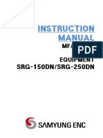 Instruction Manual: SRG-150DN/SRG-250DN