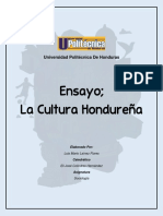 Ensayo La Cultura Hondureña