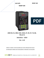 Manual do REMP 100 para proteção secundária