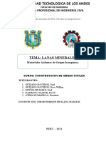 Informe Monografico Grupo 03 - Lanas Minerales