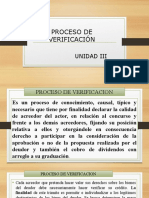 Proceso de Verificación