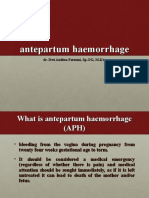 Maternal Hemorrhage Emergencies: Understanding Antepartum Bleeding Causes