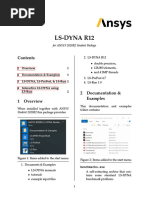 Ls-Dyna R12: For ANSYS 2020R2 Student Package