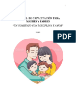 Manual de Capacitación para Madres y Padres. Correcciones