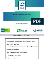 Microeconomics (PGP-I) : Session 2