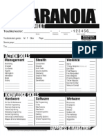 Troubleshooters Character Sheet