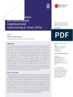 Urban Densification and Social Capital: Neighbourhood Restructuring in Jinan, China