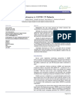 Barotrauma in Covid 19 Patients