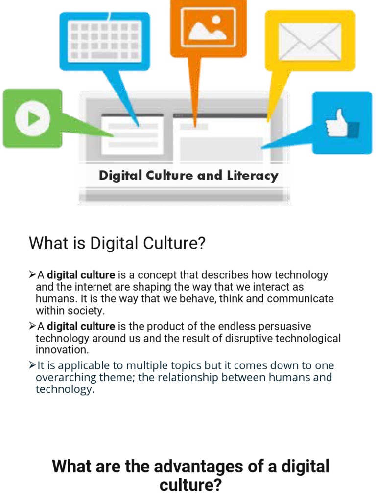 Understanding Digital Culture and Literacy | PDF | Social Capital ...