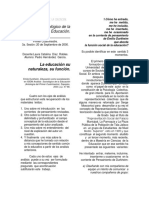 DURKHEIM NATURALEZA Y FUNCION DE LA EDUCACION Notas de Pedro Hernández Gaarcía