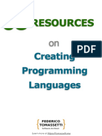 68 Resources On Creating Programming Languages