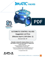 Automatic Control Valves Suggested List Price Effective April 6, 2015 (Rev: 2)