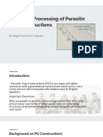 Parasitic Gap Processing by English Speakers (1) - Abigail Zuercher