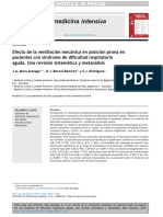 The Effects of Prone Position Ventilation in Patients With Acute Respiratory Distress Syndrome. A Systematic Review and Metaanalysis