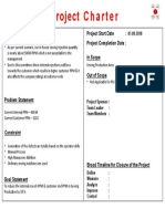 Project Charter: Business Case Project Start Date: Project Completion Date