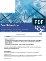 ProQual Fees Schedule June 2021
