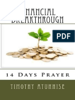 14 Days Prayer For Financial Breakthrough