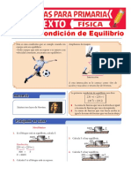 El Equilibrio de Los Cuerpos para Sexto de Primaria