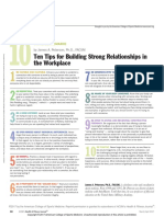 Ten Tips For Building Strong Relationships