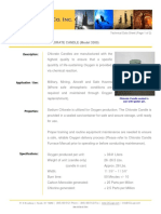 CHLORATE CANDLE (Model 3300) : Product Nomenclature