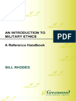 An Introduction Military Ethics