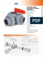 LA Series Lateral Three-Way True Union Ball Valves: Key Features