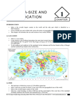 India Size and Location (1-7)