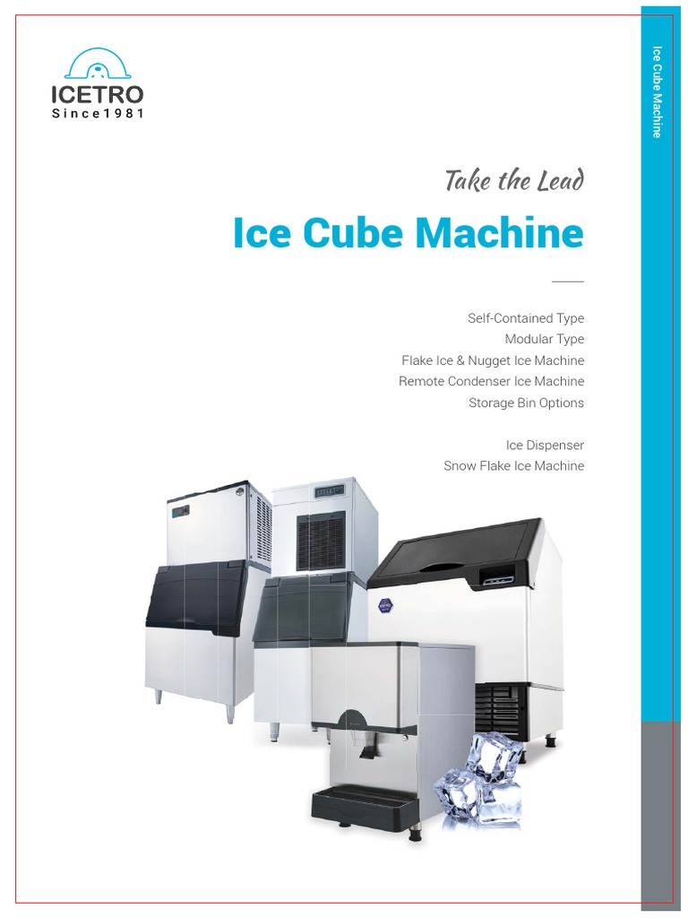 Ice Cube Machine: Take The Lead | PDF | Ice | Pound (Mass)