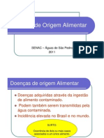 Doenças de Origem Alimentar - AULA 4