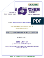 MSTC Bulletin April 2021