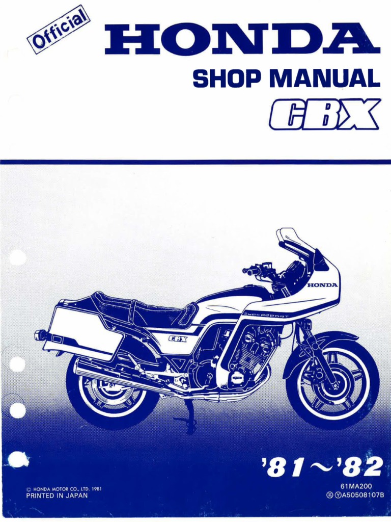 CBX Eng 1 | PDF | Motor Oil | Nut (Hardware)